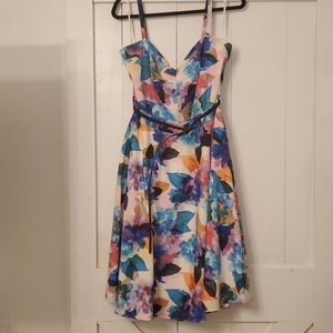Floral cocktail dress